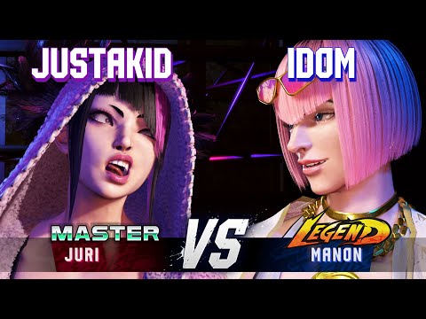 SF6 ▰ JAK (Juri) vs IDOM (Manon) ▰ High Level Gameplay