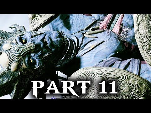God of War Gameplay Walkthrough Part 11 - DARK ELF CAPTAIN BOSS (SVARTALJQFURR)