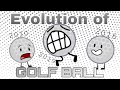 Every Time Golf Ball Spoke In BFDI EVOLUTION OF GOLF BALL