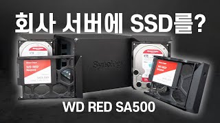 회사에 데이터 서버 구성했어요! (Western Digital RED NAS SA500 SSD&HDD 서버 스토리지 사용)