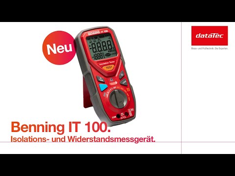 NEW: BENNING IT100 Insulation and Resistance Tester.