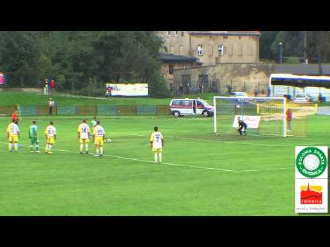 Lechia Dzierżoniów - Polonia-Sparta Świdnica, gol Krzysztofa Goździejewskiego na 1:2 HD!