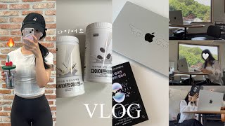 [vlog] 갓생 직장인 브이로그 | 여름맞이 다이어트, 살빠짐! | 매일 운동, 식단 관리 | 프로틴스토리 다이어트 쉐이크 | 한발늦은 올영 추천템 | 여름옷 하울 | 카페힐링