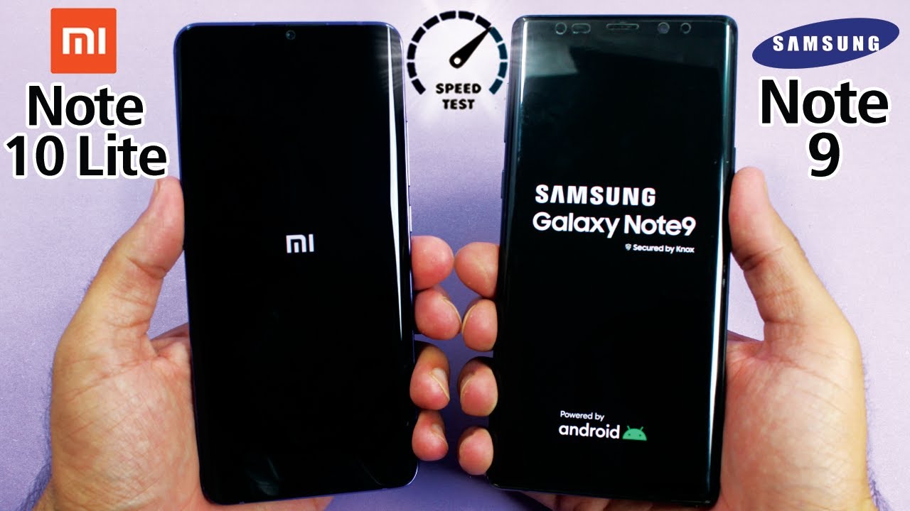 Xiaomi Mi Note 10 Lite vs Samsung Galaxy Note 9 - Speed Test!