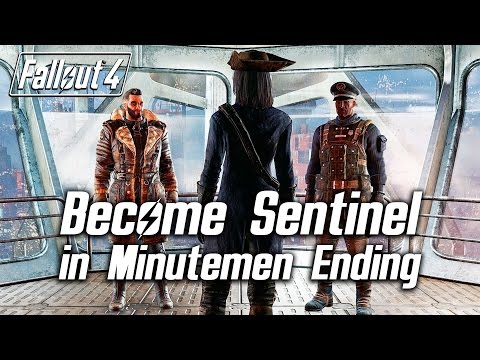 Fallout 4 - Become Sentinel of the BoS in the Minutemen Ending (Cut Content)