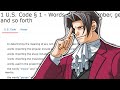 Name Every Law (Phoenix Wright: Ace Attorney)