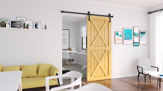 How to Install a Sliding Barn Door | WINSOON Barn Door Hardware