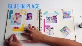 How to layout a scrapbook page (kids holiday edition) | Paperchase