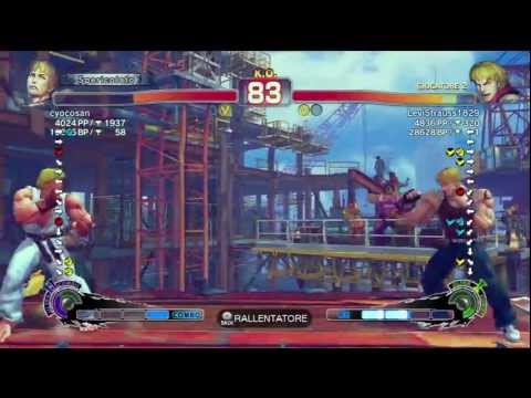 Super Street Fighter IV AE2012 - LeviStrauss1829 (Ken) Vs cyocosan (Cody)