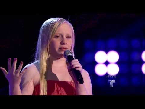 Yanelis Rivera canta "La de la mala suerte" en La Voz Kids