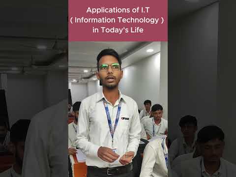 Applications of IT ( Information Technology ) in Today's Life