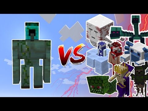Guardian Golem VS Twilight Forest Monsters - Mob Battles In Minecraft