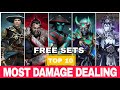 Shadow Fight 3 Top 10 Most Damage Dealing Sets