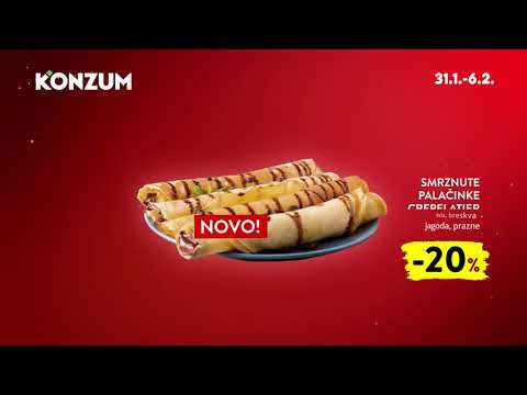 Konzum katalog palačinke 31.1.-6.2.