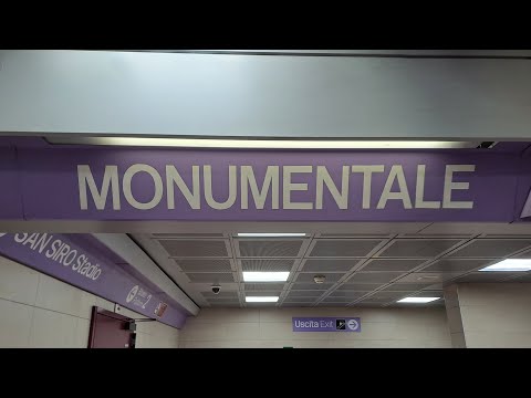 (Walkthrough) Stazione MONUMENTALE (M5 Metro Milano)