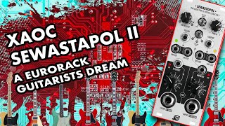Video thumbnail for Xaoc Sewastapol II - Walkthrough, Demo - Use guitars & guitar pedals with your modular synth! by The Rabbit