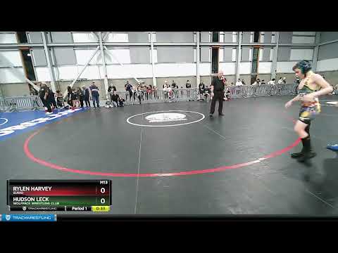 98 Lbs 3rd Place Match - Hudson Leck, Wolfpack Wrestling Club Vs Rylen Harvey, Idaho F77e