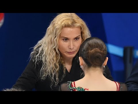 Sasha Trusova Fights with Tutberidze & Is Mad at the Judges (Feb. 17, 2022) | Beijing Olympics