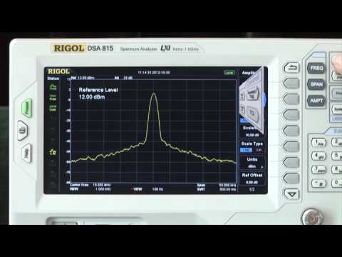 RIGOL Spectrum Analyzer Basic Measure Phase Noise by Saelig