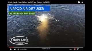 Hydro Logic New AirPod Air Diffuser Design for 2022!