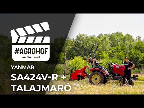 Traktor Yanmar, 26 hp, so sklápacím rámom, japonský malotraktor - 2,5% APR
