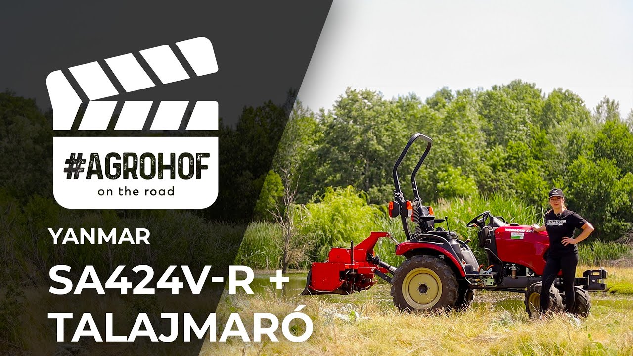 Traktor Yanmar, 26 hp, so sklápacím rámom, japonský malotraktor - 2,5% APR