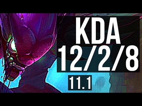 KHA'ZIX vs SETT (JUNGLE) | 73% winrate, 12/2/8, Legendary | BR Master | v11.1