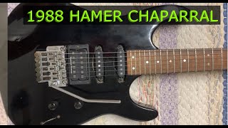 Video thumbnail for Hamer Guitar Review 1988 Hamer Chaparral by Shawn Davis