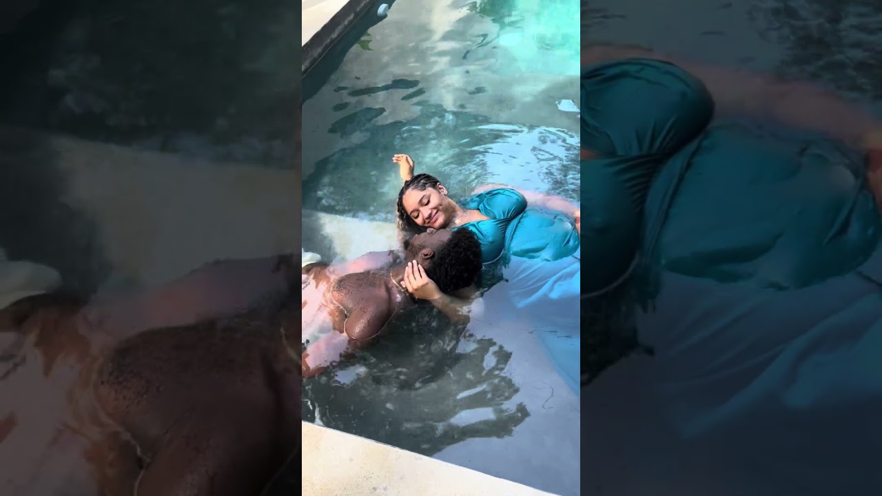 BTS for an Underwater Maternity Pool Photoshoot