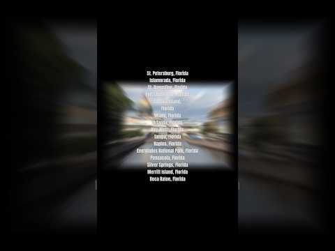 Top 15 Best Places to Visit in Florida 2025 #iamamerica #destinationflorida #pureflorida