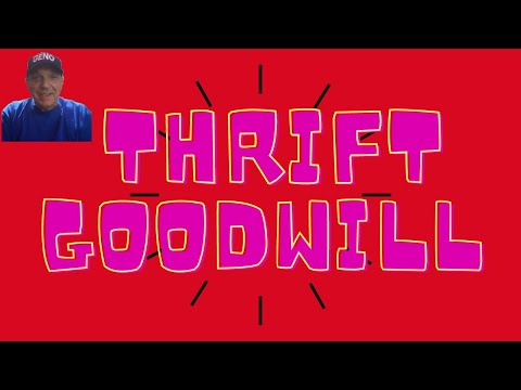 Thrift Goodwill & Salvation Army Stores. Treasure Hunt With Geno