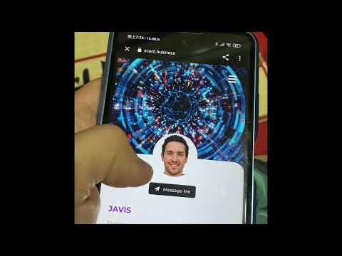 Xiaomi Redmi Note 10 - Scan QR code to view s͛Card Profile