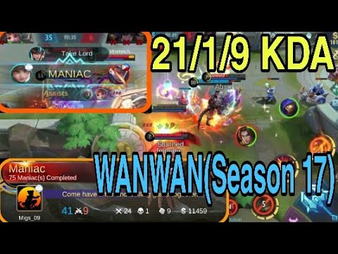WANWAN(Season 17 gameplay).Retribution+ ?(24-1-9 KDA )