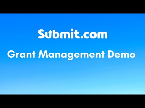 Grant Management Demo