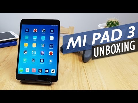 Xiaomi Mi Pad 3 Unboxing & Hands-On Review (English)