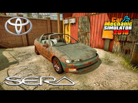 Toyota Sera restoration - Car Mechanic Simulator 2018