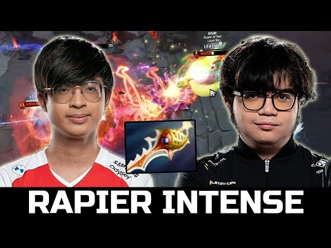 T1.23SAVAGE VS FNATIC.RAVEN - RAPIER INTENSE GAME DOTA 2