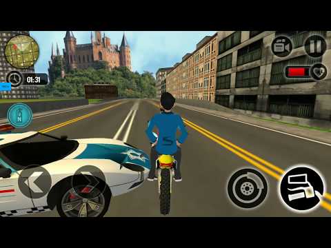 Motorbike Escape Police Chase Moto VS Police Car - Gameplay - Police Bike Game - Bike Stunt