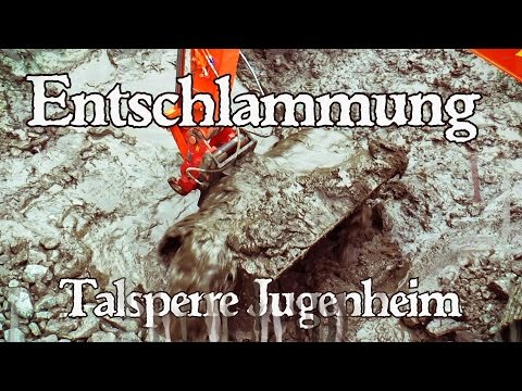Entschlammung Talsperre bei Seeheim-Jugenheim