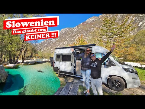 WARUM nicht mal nach Slowenien ?? Wunderschöner Camper Roadtrip - Wohnmobil Urlaub Bleder See - Soca