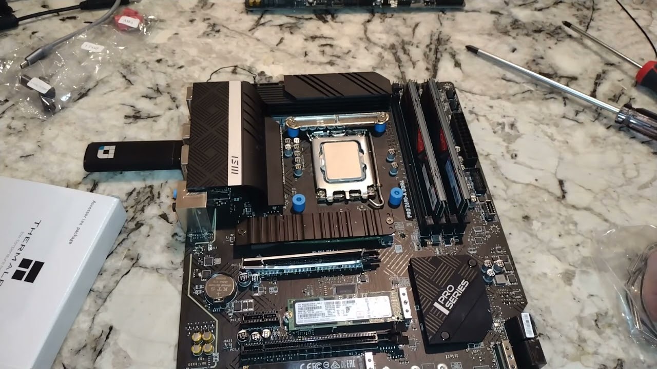 Installation: Thermalright Peerless Assassin 120 SE CPU Air Cooler, Dual Tower on to I7-12700f Z690