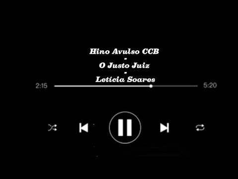 O Justo Juiz - Letícia Soares (CCB)