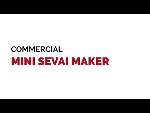 LEP1054 Commercial Portable Pneumatic Mini Sevai Maker - 25 Kg / Hr