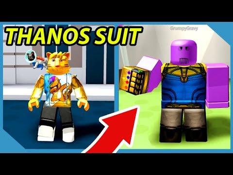 Becoming Thanos in Roblox Superhero Simulator