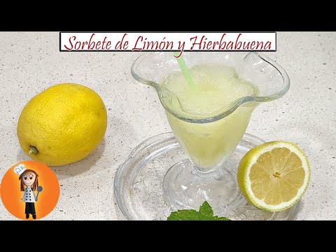 Sorbete de Limón y Hierbabuena | Receta de Cocina en Familia