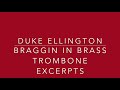Duke Ellington - Braggin' in Brass Trombone playalong