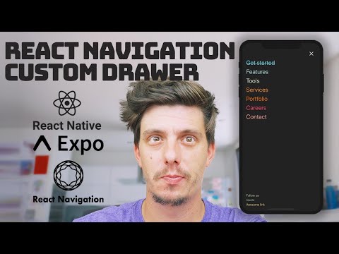 Integrate Custom Drawer animation component in React Navigation v5