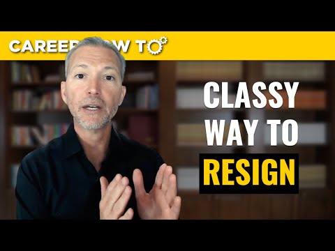 YouTube video about Gaining Insight into Resigning