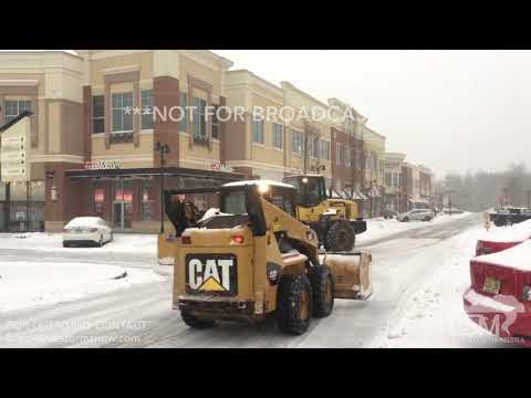 11-15-18 Bucks County PA Winter Storm Warning Aerials and Ground Footage