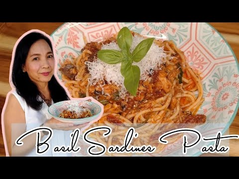 Easy Basil Sardines Pasta